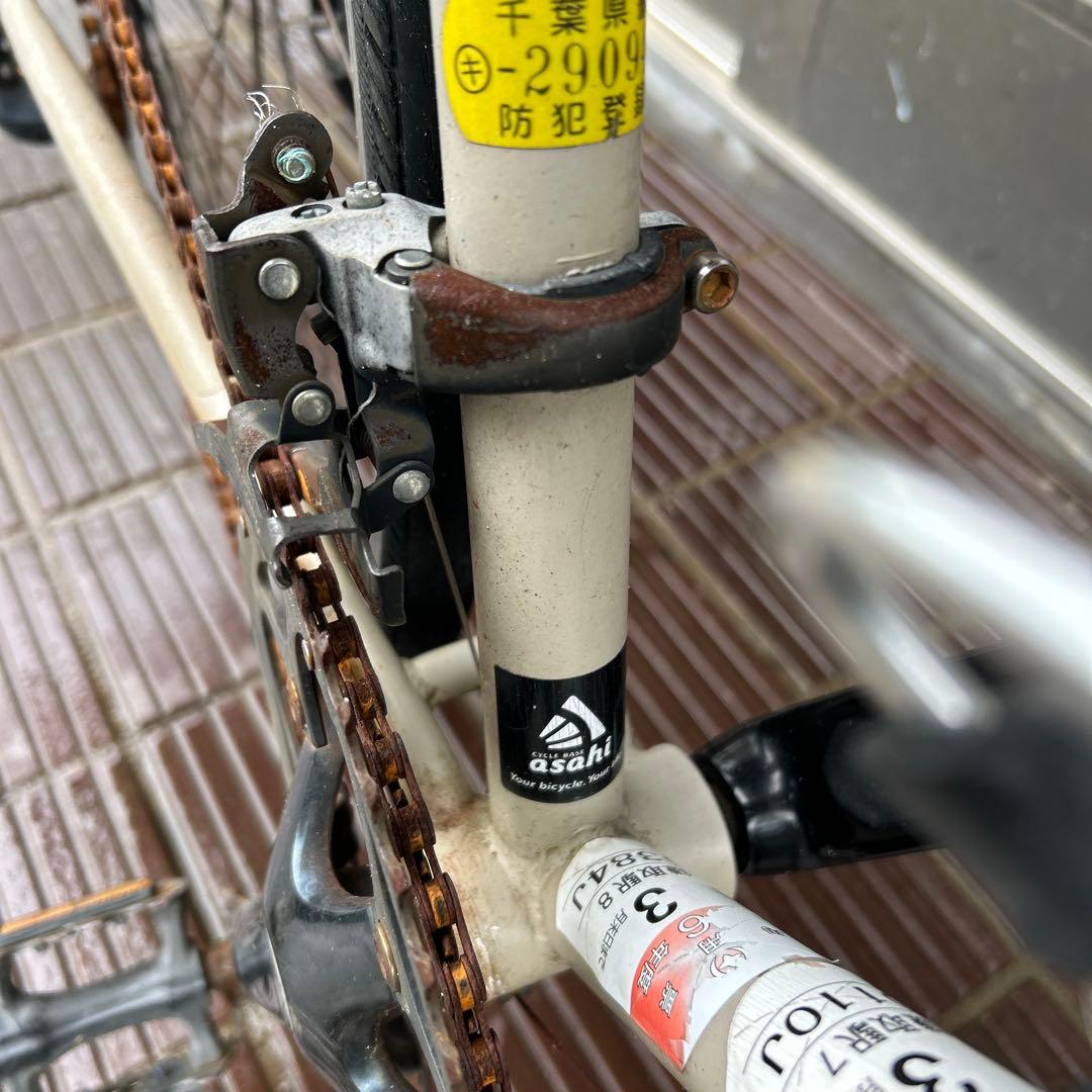 REUNION 530MM アルミフレーム ロードバイク ホワイト/ブラック