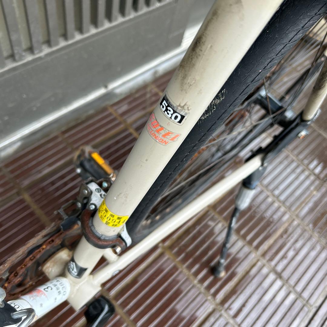 REUNION 530MM アルミフレーム ロードバイク ホワイト/ブラック