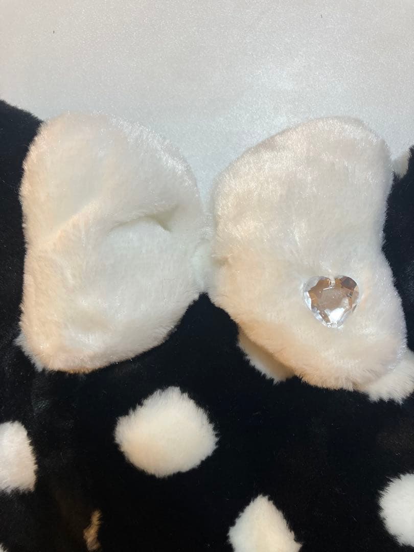 ディズニー水玉ファンキャップ黒