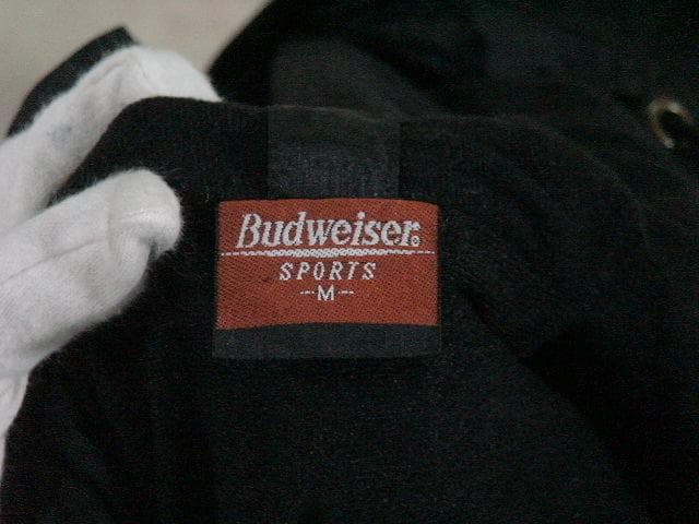 48524　バドワイザースポーツ　ウィンドブレーカー　黒　M