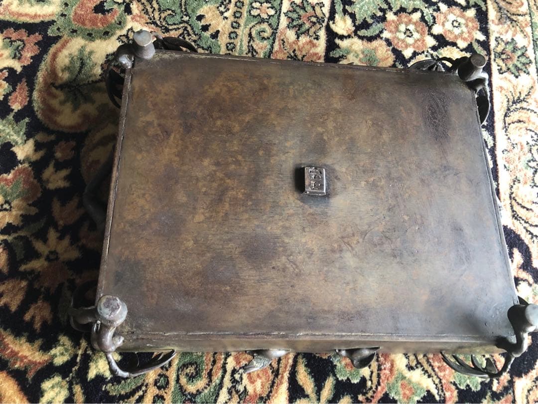 宝玉　鋳銅　花器　水盤