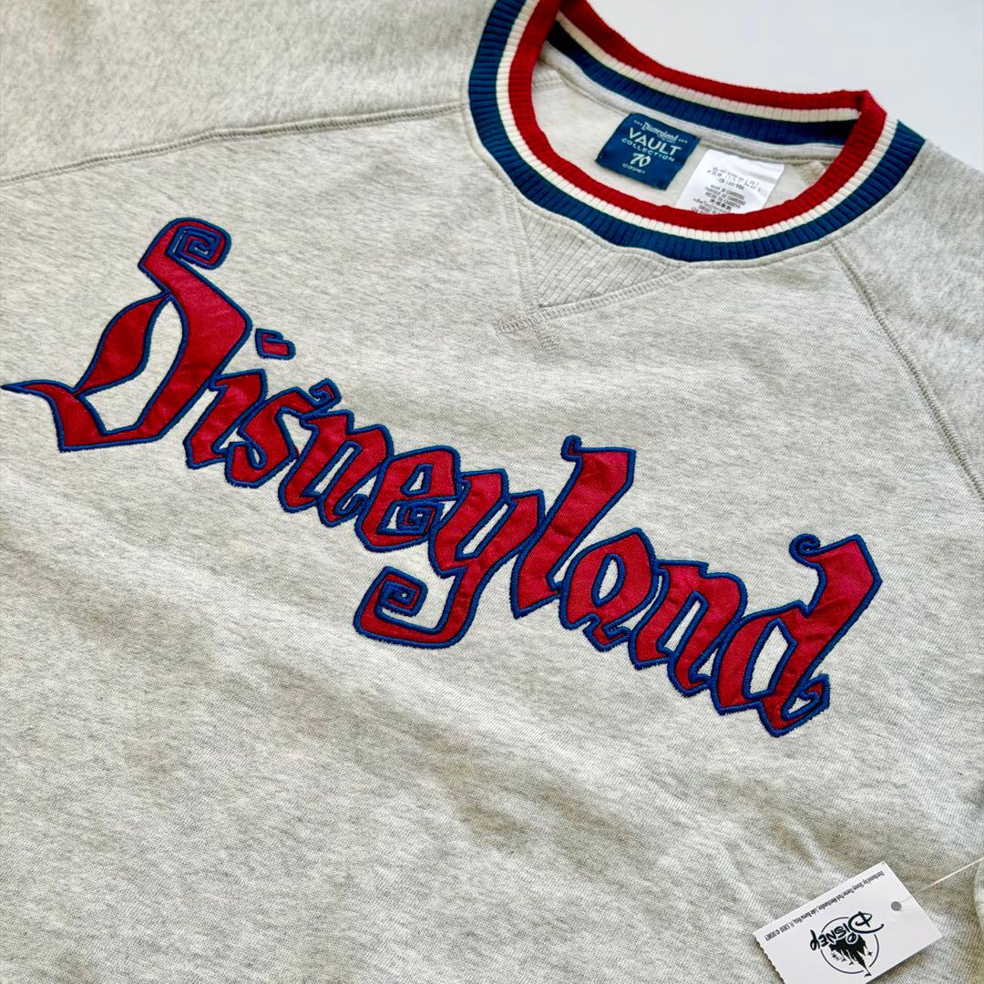 ディズニー70周年　ディズニーランドロゴ　トレーナー　Sサイズ　アナハイム