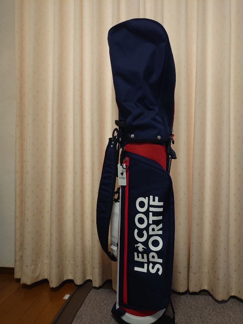 LE COQ SPORTIF キャディバッグ ネイビー/レッド