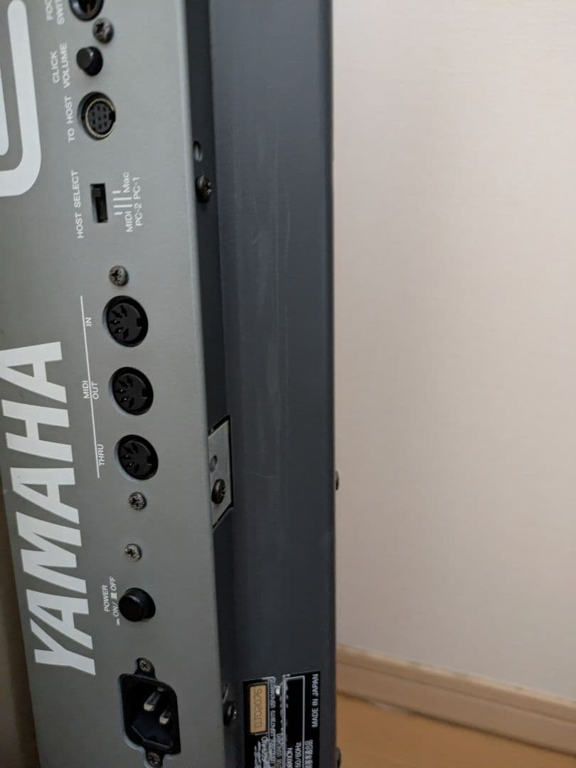 ヤマハ　シンセサイザー　EOS B2000　テストモード基本動作確認