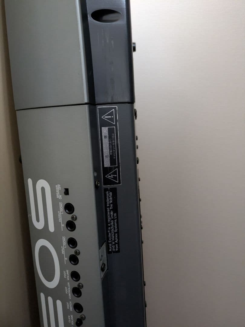 ヤマハ　シンセサイザー　EOS B2000　テストモード基本動作確認