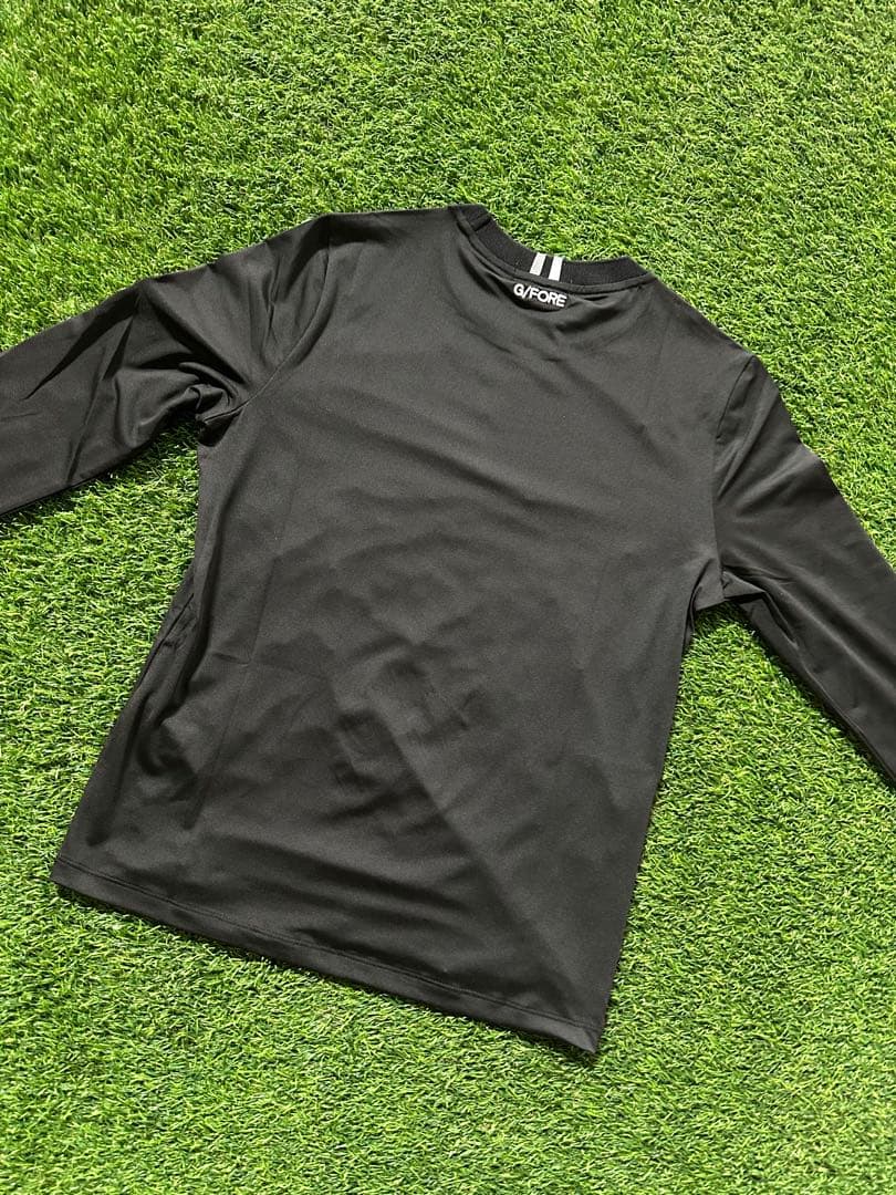 新入荷G/FORE韓国ジーフォア レディース薄手インナーsizeLブラック