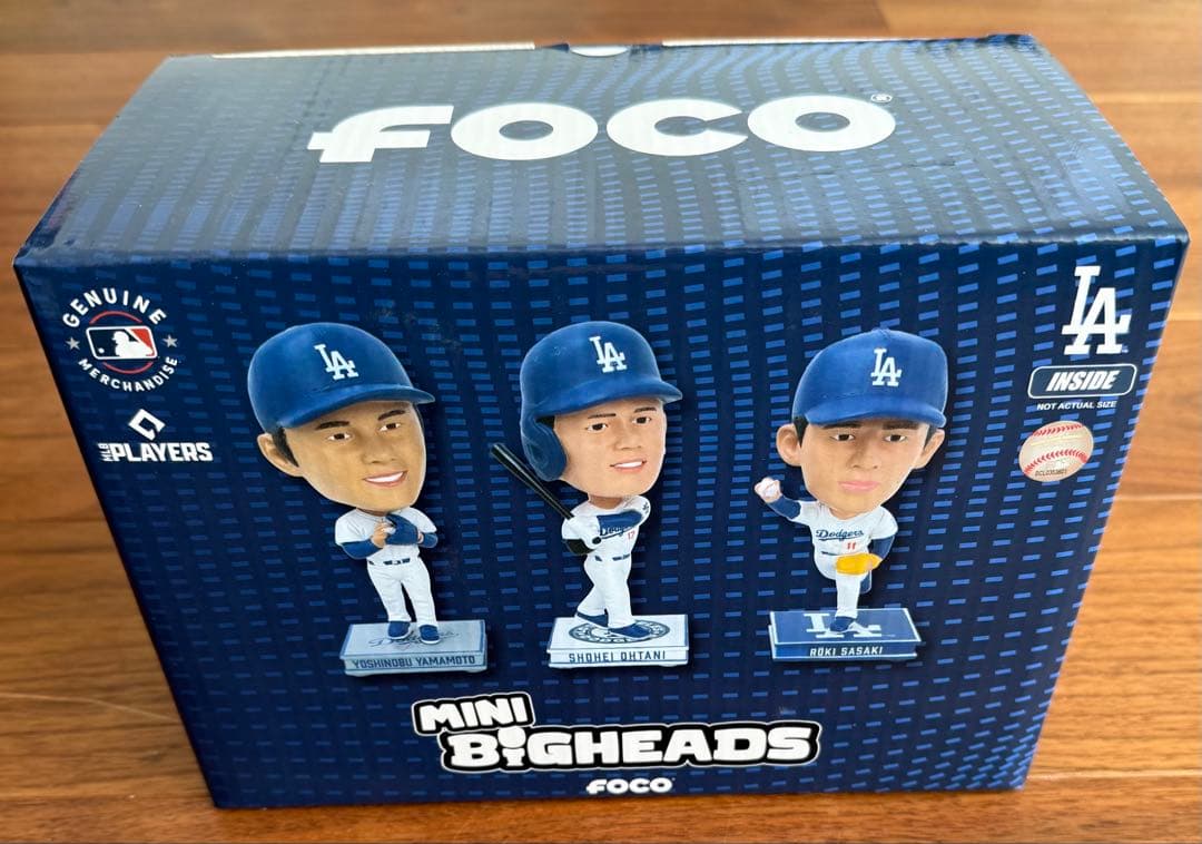 【新品未開封】ドジャース 日本人3人セット ボブルヘッド FOCO MLB公式