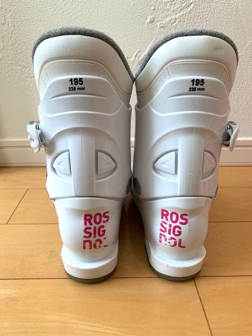 【美品】ロシニョール 19.5 スキーブーツ キッズ FUN GIRL J3