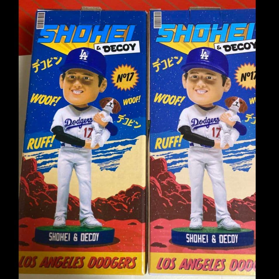【激レア】【最新型実物】大谷翔平 ボブルヘッド 贋作&本物 2体セット