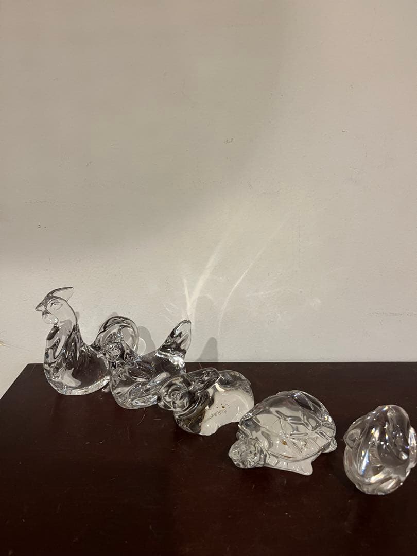 Villeroy&Boch 動物クリスタル置物 5点セット