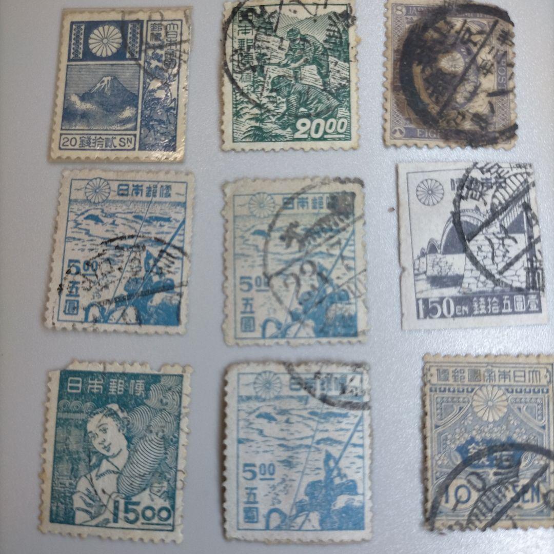 2338  銭位古切手 使用済68枚まとめ