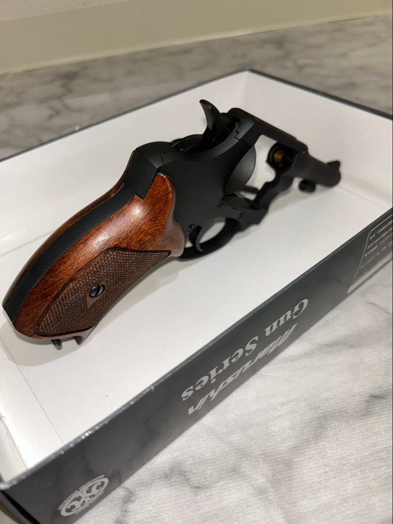 マルシンポリスリボルバー77ミリ本体 弾丸 箱付き