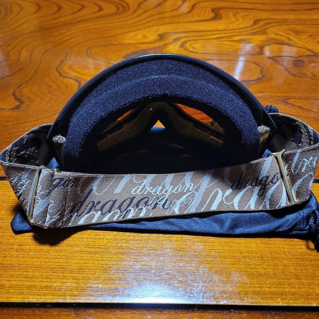 ドラゴンDXゴールドミラーオレンジスペアー未使用付きDRAGONゴーグル