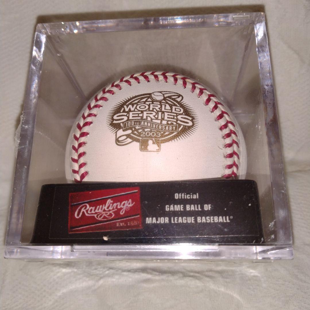 MLB.2003.ワールドシリーズ.ボール.ピンバッジ　　　 　　 　　松井秀喜