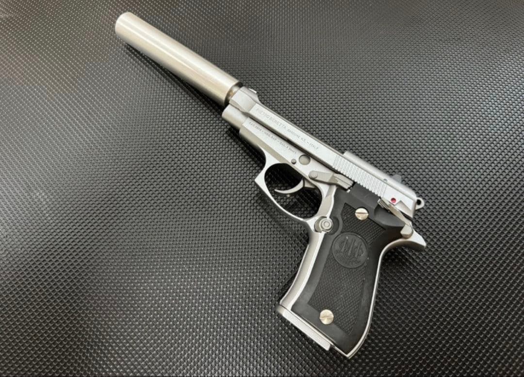 ウエスタンアームズベレッタM84FS/ジンクス サイレンサーモデル　ジャンク品