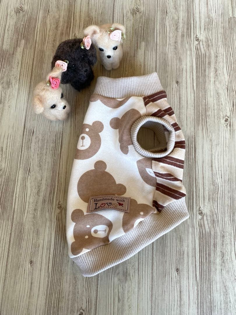 犬服 タンクトップ(SS) ꒡̈⃝Lily꒡̈⃝ハンドメイド