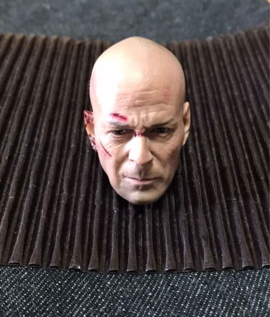 1/6 ブルース・ウィルス フィギュア ヘッド 2個セット