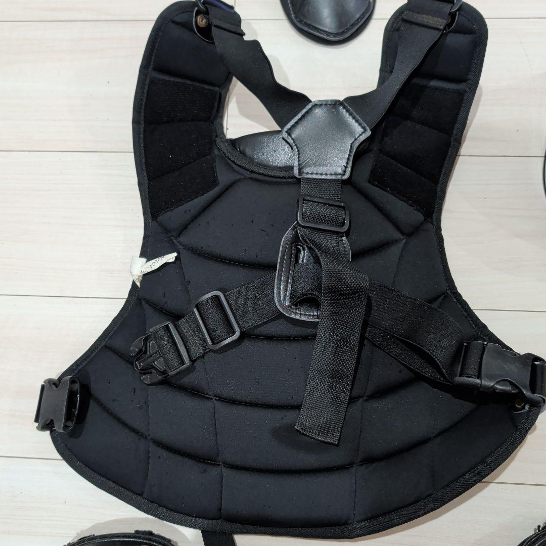 Mizuno 少年野球軟式　キャッチャー防具セット　ブラック