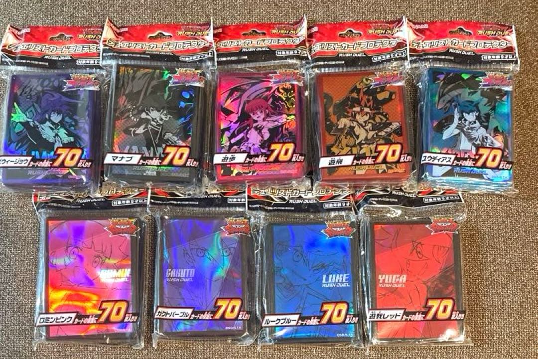 遊戯王 遊戯王 デュエリストカードプロテクター スリーブ　キャラクター9種