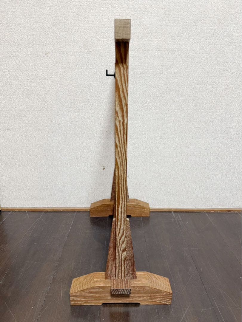 未使用 茶道具 水屋道具 桑 七宝透 銅鑼枠 金谷浄雲作 銅鑼 銅印 桴付 元箱