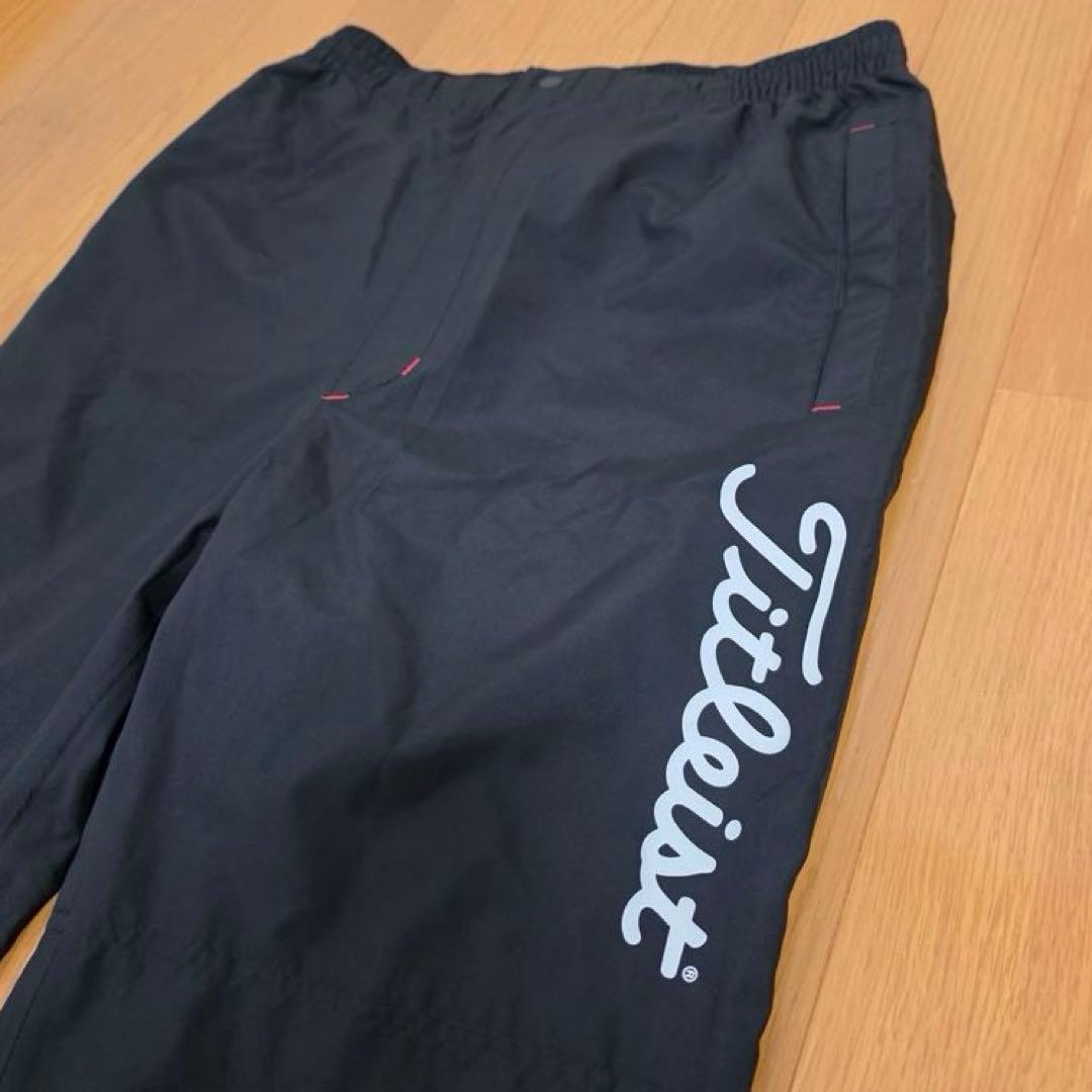 【美品】Titleist タイトリスト レインウェア ホワイト/ブラック M