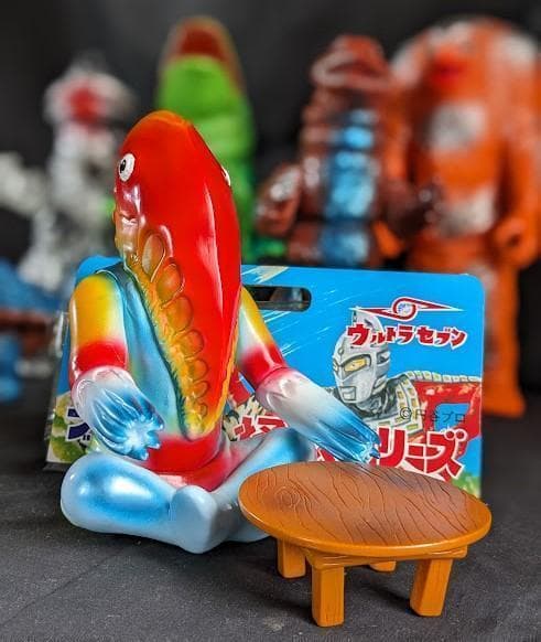 実相寺監督ウルトラマン・セブン登場怪獣・宇宙人（ブルマァク復刻）ソフビ６体セット