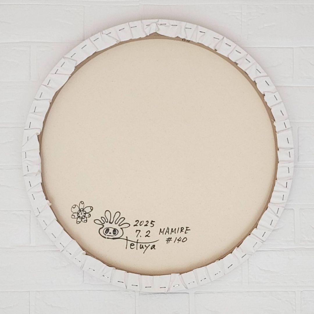 ★鈴木哲也★丸50(500×500mm)アクリル原画1点物★送料無料#140