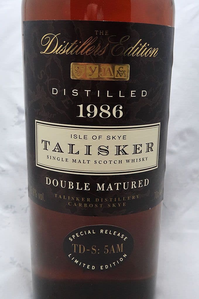 タリスカー １９８６ ディスティラーズエディション ダブルマチュアード