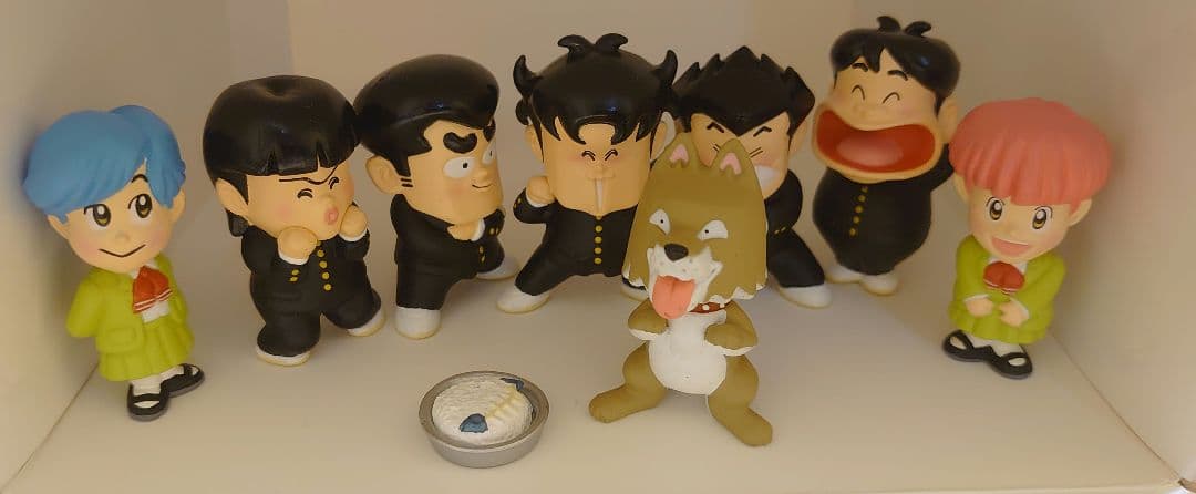 【貴重!!】ハイスクール!奇面組　フィギュア　缶バッジ