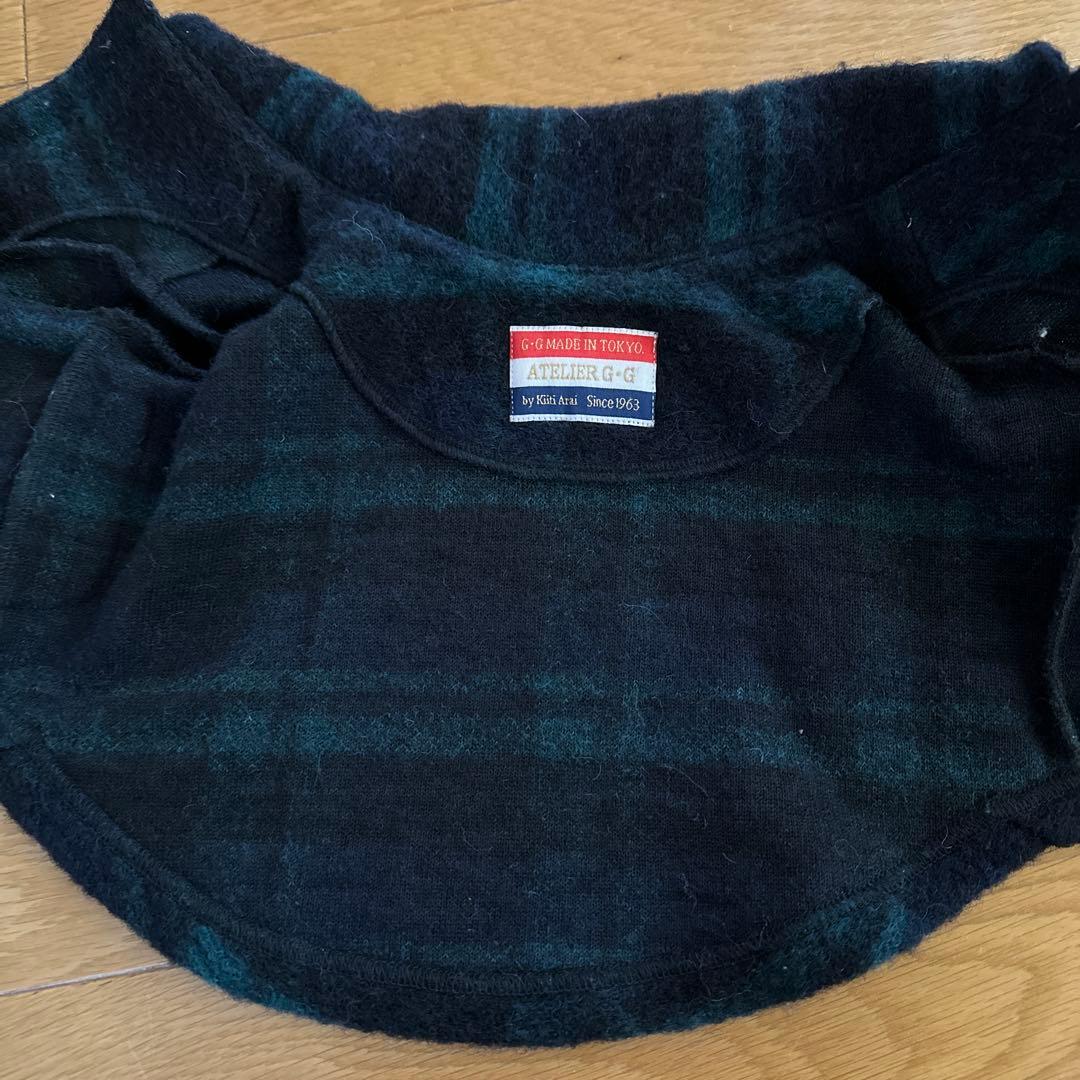 アトリエgg コート グリーンチェック（25）