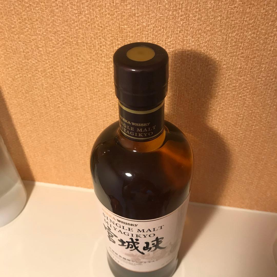 未開封の宮城峡シングルモルトウィスキー