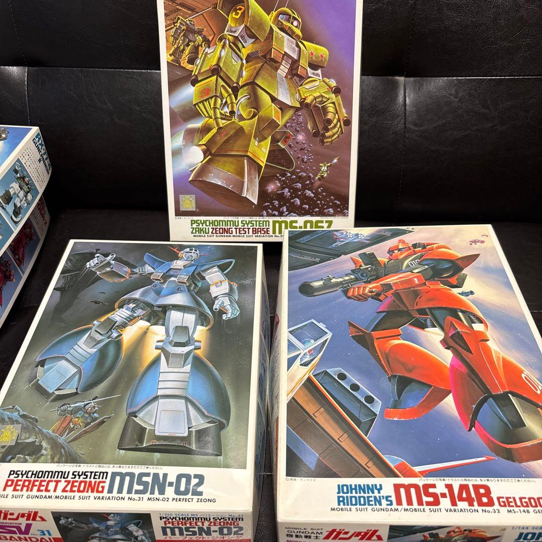 ガンプラセット 1/144 MSV 10点　旧キット+情景模型