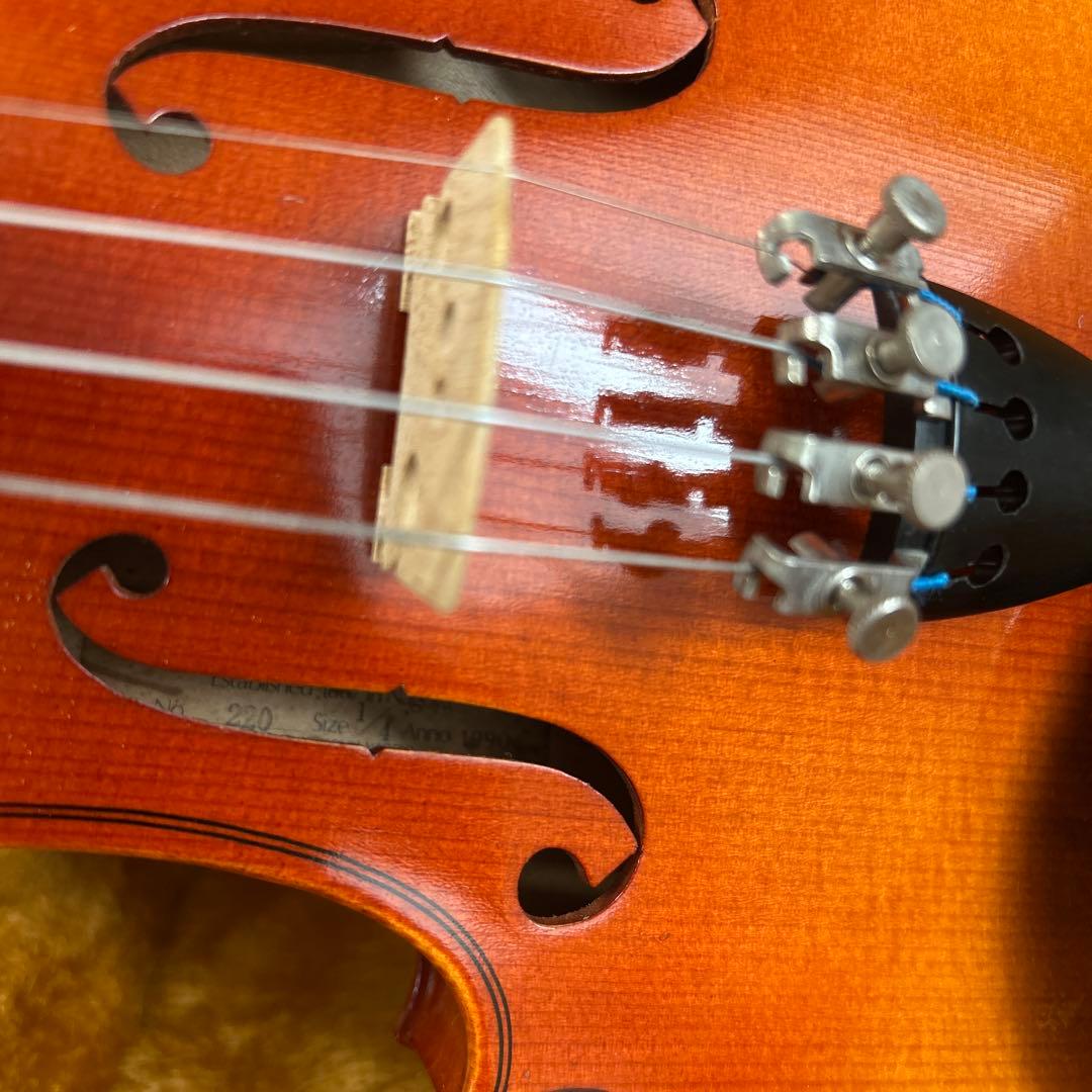 中古　SUZUKIバイオリン　No.220 1/4 本体、ケースのみ