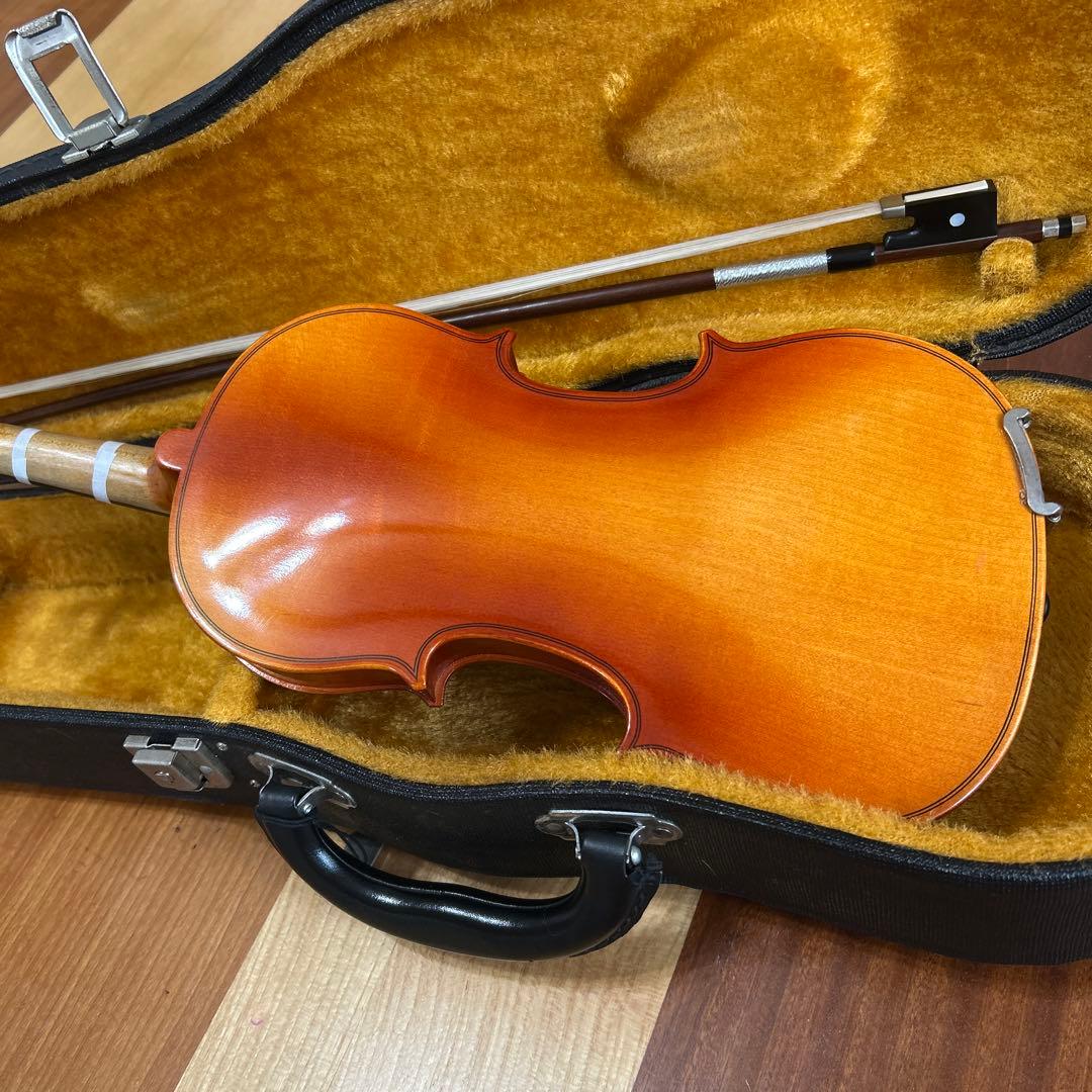 中古　SUZUKIバイオリン　No.220 1/4 本体、ケースのみ
