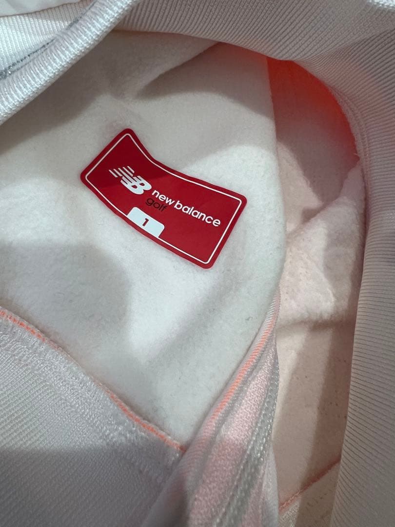 【新品未使用】newbalance golf オレンジキルティングパーカー裏起毛