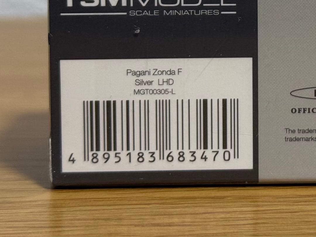 新品未開封 パガーニ ゾンダ ウアイラ 1/64 MINI GT ミニカー