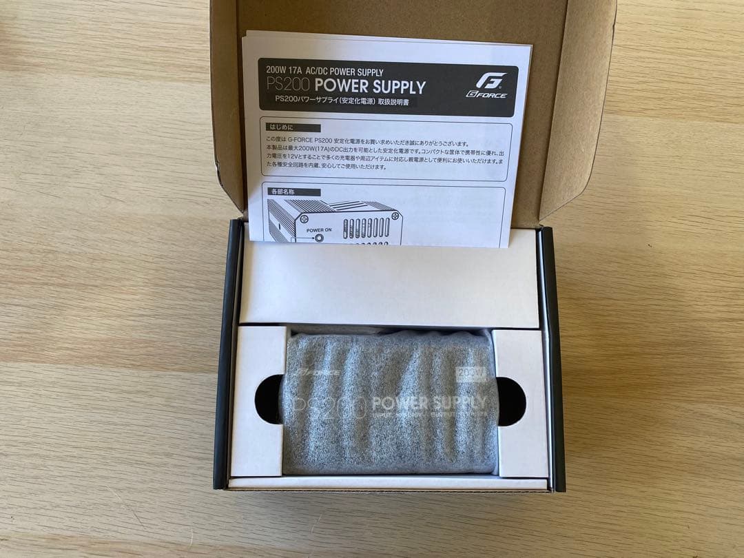 ジーフォース　PS200 POWER SUPPLY 安定化電源