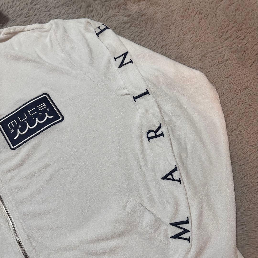 muta★ドライパイルパーカー★ホワイト★XL