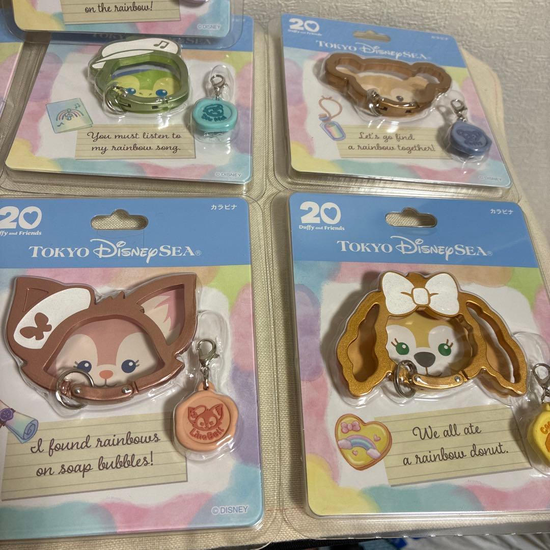 ディズニーシー　限定　ダッフィー　全7キャラ　フルセット　カラビナ