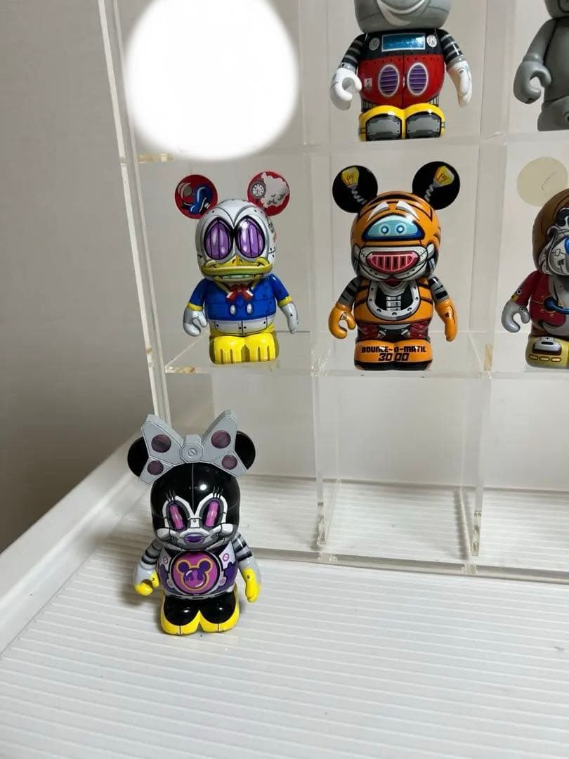 ディズニー、バイナルメーション（白黒ミニー、ドナルド）