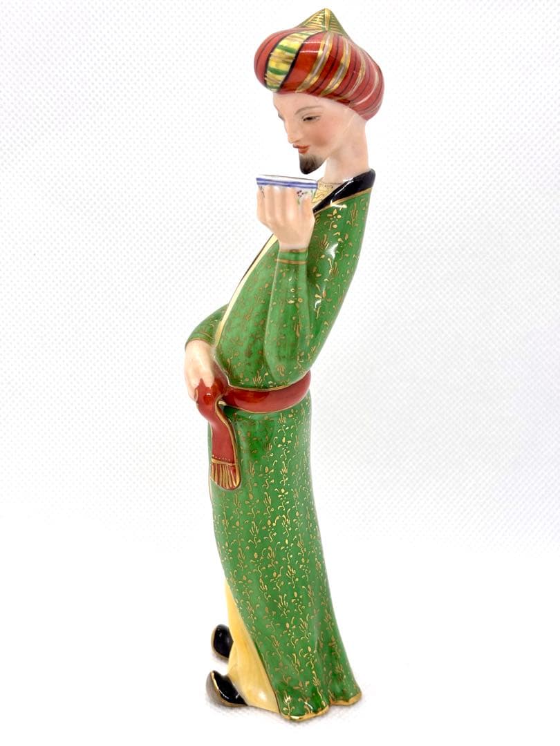 ✨レア✨ヘレンド ペルシアン密画【お茶を楽しむ】フィギュリン 手描きP-5