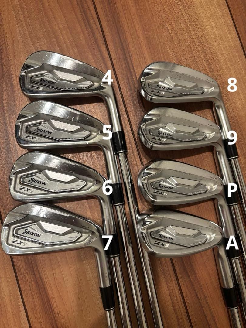 SRIXON ZX5 MK2アイアンセット　950GH neo 8本セット