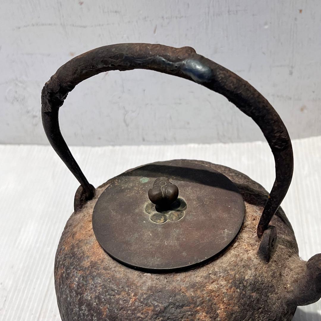 時代物　龍文堂造 鉄瓶 急須 茶道具 骨董　インテリア　コレクション