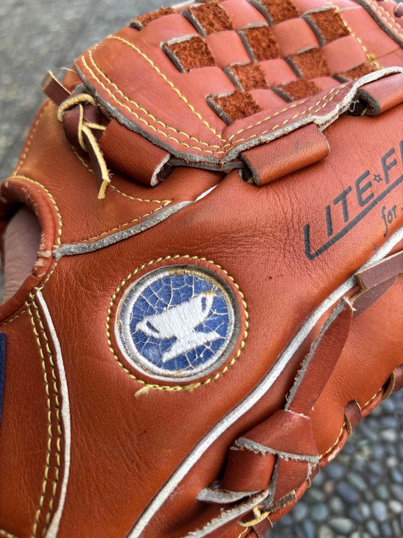 ミズノ 青カップ グローブ ビンテージ World Win 未使用