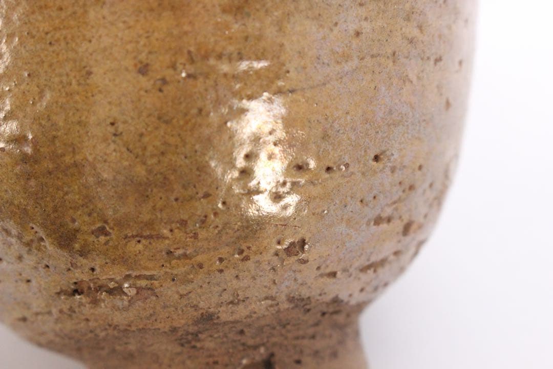 No5618 萩茶碗　直径12cm 茶道具　茶器　陶磁器　民藝　古美術　送料無料