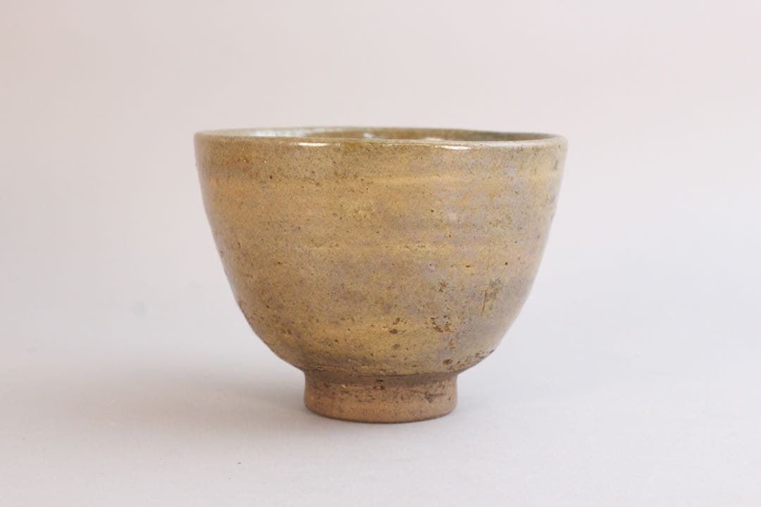 No5618 萩茶碗　直径12cm 茶道具　茶器　陶磁器　民藝　古美術　送料無料