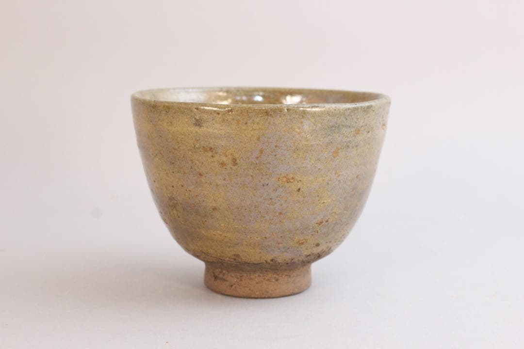 No5618 萩茶碗　直径12cm 茶道具　茶器　陶磁器　民藝　古美術　送料無料