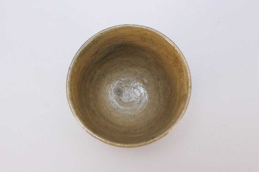 No5618 萩茶碗　直径12cm 茶道具　茶器　陶磁器　民藝　古美術　送料無料