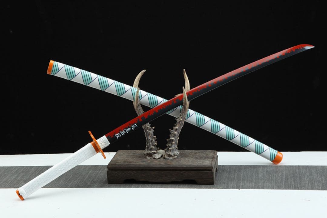 煉獄杏寿郎皮套金 日本刀 模造刀 居合刀 日輪刀 鬼滅の刃