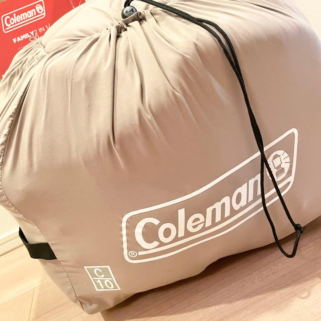 【コールマン】寝袋 封筒型 枕付き キャンプ アウトドア テント ファミリー